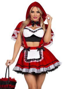 Костюм Червоної Шапочки Leg Avenue Flirty Miss Red Top and Skirt L
