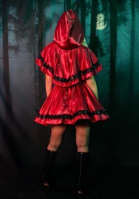 Еротичний костюм Червоної шапочки Leg Avenue Gothic Red Riding Hood L, сукня, накидка