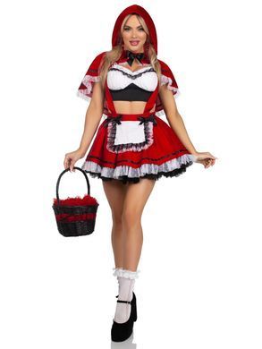 Костюм Червоної Шапочки Leg Avenue Flirty Miss Red Top and Skirt L