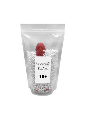 Свічка у вигляді члена Чистий Кайф Red size L, для збуджувальної атмосфери