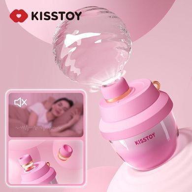 Вакуумний стимулятор-брелок KISSTOY Kiss Pods, 5 рівнів інтенсивності + Turbo-режим, 2 насадки