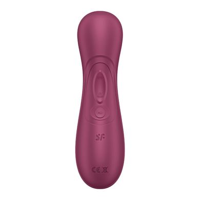 Вакуумный клиторальный стимулятор Satisfyer Pro 2 Generation 3 with Liquid Air Connect App Wine Red