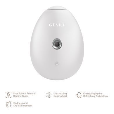 Електронний освіжувач для зволоження обличчя GESKE Facial Hydration Refresher 4в1 white