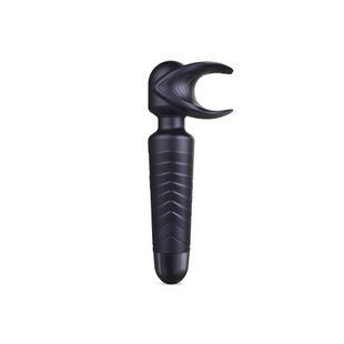 Мастурбатор-вибромассажер Manwan MAN.WAND EVO Black Plum, отлично для пар, виброминет