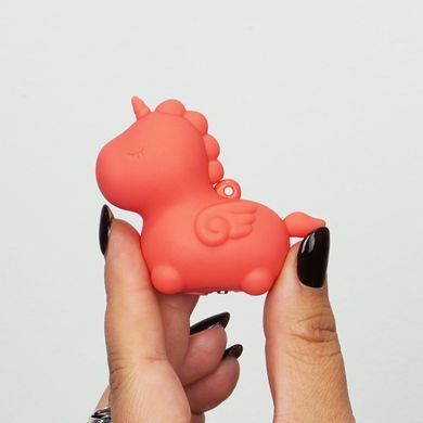 Вібратор-мінієдиноріжка Unihorn Mini &ndash; Peachy Pony, брелок з вібрацією, 10 режимів