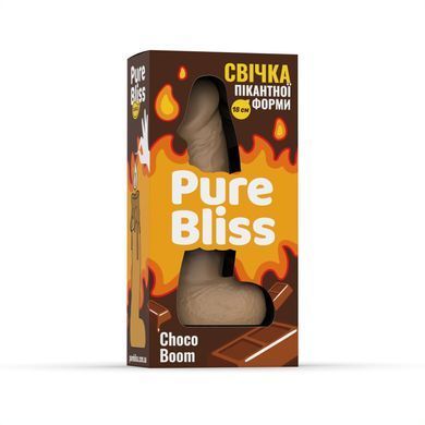 Ароматная свеча пикантной формы Pure Bliss Brown Choco Boom (Шоколад) 18 см