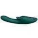 Смарт-вібратор Zalo Ares Turquoise Green, підігрів, 3 мотори, язичок для клітора, стимуляція точки G