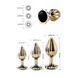 Набір анальних пробок LOCKINK YEAHWOW Nympho Butt Plug Set