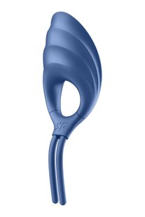 Ерекційне віброкільце-ласо Satisfyer Swordsman Blue, міцна фіксація, 10 режимів, потужний мотор