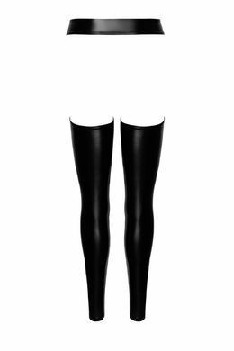 Легінси Noir Handmade F323 Rebel, XL, black, під латекс, з відкритими стегнами та сідницями