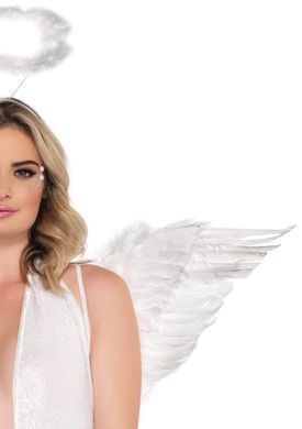 Крылья ангела Leg Avenue Marabou Feather Angel Wings, настоящие перья