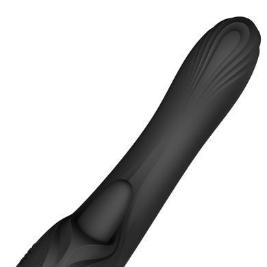 Смарт-вібратор Zalo Ares Obsidian Black, підігрів, 3 мотори, язичок для клітора, стимуляція точки G