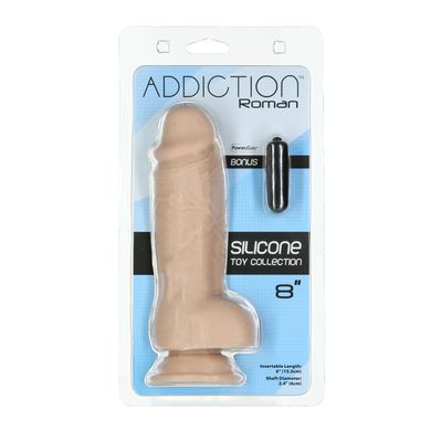 Реалистичный фаллоимитатор ADDICTION Roman 8&Prime; Girthy Dong, длина 22 см, диаметр 6 см
