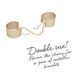 Наручники Bijoux Indiscrets Desir Metallique Handcuffs - Gold, металлические, стильные браслеты