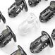 Клетка для пениса LOCKINK SEVANDA Naja-Cobra Chastity Cage Satin Black, 3 кольца разных размеров