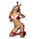 Новогодний эротический костюм зайки JSY 8001 Red One Size