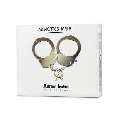 Наручники металлические Adrien Lastic Handcuffs Metallic (полицейские)