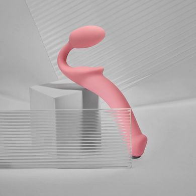Безремневой страпон Strap-On-Me Rose M, полностью регулируемый, диаметр 3,3см