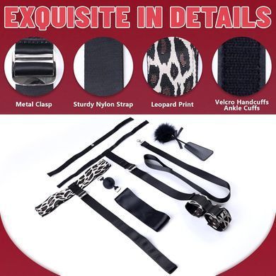БДСМ-набор LOCKINK YEAHWOW Armbinder Restraint Set Black