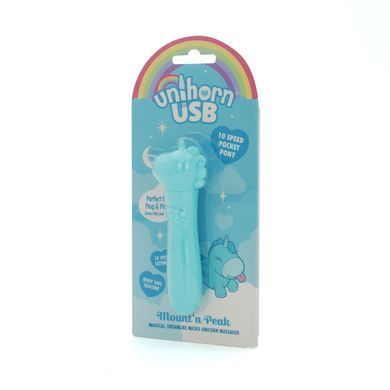 Вібратор-єдиноріжка Unihorn USB Bullet &ndash; Mount'n Peak, віброкуля, USB-зарядка, 10 режимів