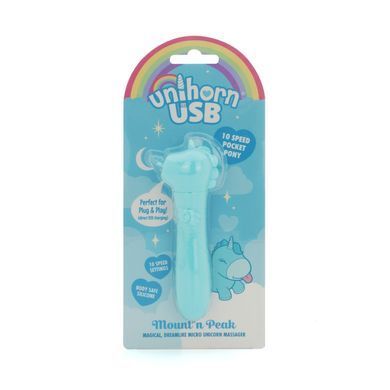 Вібратор-єдиноріжка Unihorn USB Bullet &ndash; Mount'n Peak, віброкуля, USB-зарядка, 10 режимів