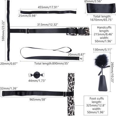 БДСМ-набор LOCKINK YEAHWOW Armbinder Restraint Set Black