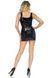 Вінілова мінісукня на шнурівці Leg Avenue Vinyl lace up mini dress L