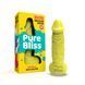 Мило у формі пеніса Pure Bliss MINI Yellow, крафтове мило-член, натуральне