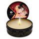 Массажная свеча Shunga Mini Massage Candle &ndash; Sparkling Strawberry Wine (30 мл) с афродизиаками
