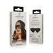 Маска Bedroom Fantasies: Faux Leather Blindfold, черная