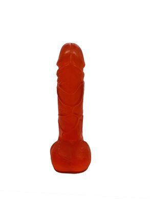 Крафтовое мыло-член с присоской Чистий Кайф Red size M, натуральное