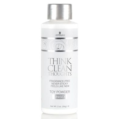 Пудра для догляду за іграшками Sensuva Think Clean Thoughts Toy Powder (56 г)