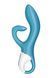 Вібратор-кролик із потрійним відростком Satisfyer Embrace me Turquoise, 2 мотори, діаметр 3,6 см