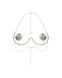 Украшение на грудь Obsessive Kisselie jewelry bra