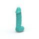 Мило у формі пеніса Pure Bliss MINI Turquoise, крафтове мило-член, натуральне