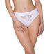 Трусики с широкой резинкой и кружевом Passion PS001 PANTIES M, white