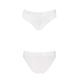 Трусики з широкою гумкою і мереживом Passion PS001 PANTIES M, white