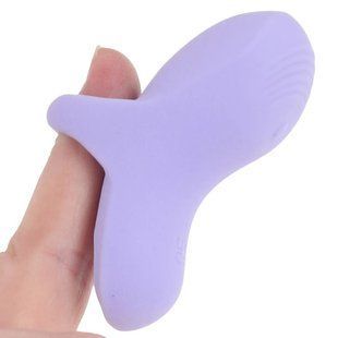 Вібратор на палець FUZU Sensa Skin Activated Fingertip Vibe &ndash; Pastel Purple, сенсорне керування, 8 режимів