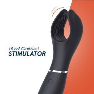 Чоловічий мастурбатор з вібрацією Vibrating Stimulator колір: чорний So Divine (Велика Британія)