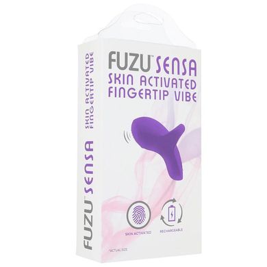 Вібратор на палець FUZU Sensa Skin Activated Fingertip Vibe &ndash; Pastel Purple, сенсорне керування, 8 режимів