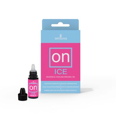 Возбуждающе капли для клитора Sensuva - ON Arousal Oil for Her Ice (5 мл) охлаждающие, до 30 минут