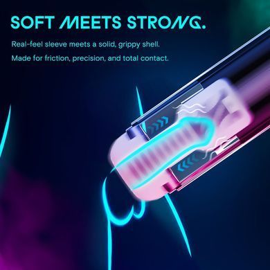 Смарт-мастурбатор Kaotik Labs The Shockwave, режим edging, имитация фрикций