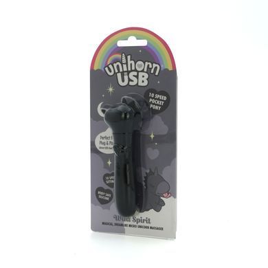 Вібратор-єдиноріжка Unihorn USB Bullet &ndash; Wild Spirit, віброкуля, USB-зарядка, 10 режимів