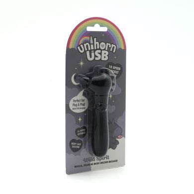 Вібратор-єдиноріжка Unihorn USB Bullet &ndash; Wild Spirit, віброкуля, USB-зарядка, 10 режимів