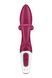 Вібратор-кролик із потрійним відростком Satisfyer Embrace me Berry, 2 мотори, діаметр 3,6 см