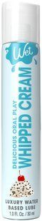 Лубрикант на водній основі Wet Oral Play Whipped Cream (30 мл), їстівний, без цукру