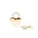 Замочек Liebe Seele Heart Shape Padlock Gold (2 шт)