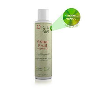 Органічна масажна олія з ароматом грейпфрута GRAPE FRUIT, 100 мл ORGIE BIO (Бразилія-Португалія)