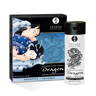 Стимулирующий крем для пар Shunga SHUNGA Dragon Cream SENSITIVE (60 мл) более нежный эффект