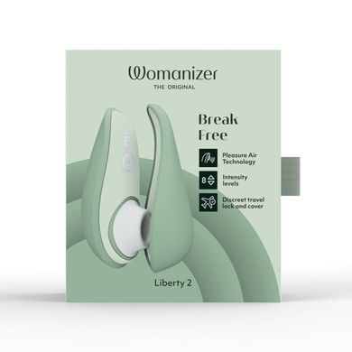 Вакуумный клиторальный стимулятор Womanizer Liberty 2 Sage